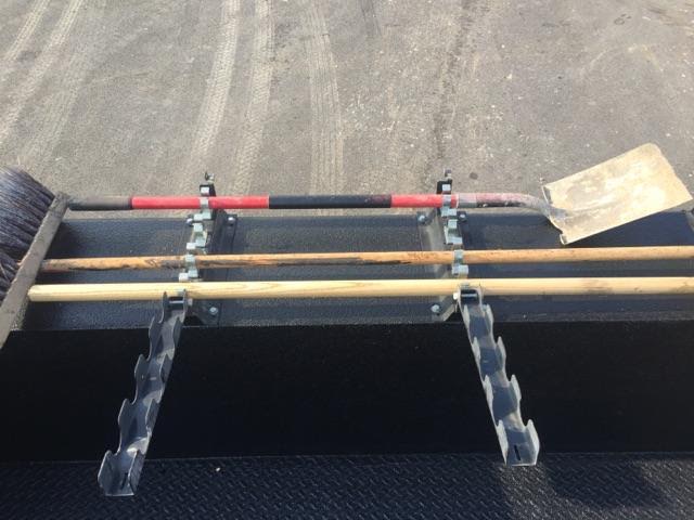 shovel rack, rake rack, tool rack, broom rack, yard tool holder, tool holder, shovel holder, trailer tool rack, landscape tools, landscape tool holder, landscape tool rack, landscape trailer tool rack, broom holder, broom rack